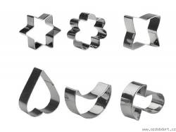 Nerezová vykrajovátka set – 6ks