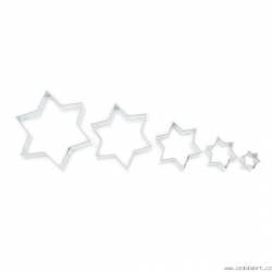 Vykrajovátka hvězdičky hladké 5ks