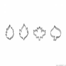 Sada vykrajovátek  lístečků