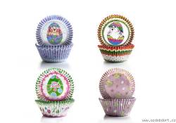 Papírové košíčky - Velikonoční 100 ks