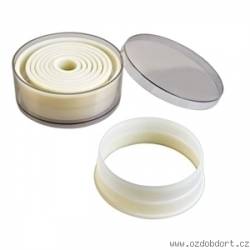 Nylonová vykrajovátka kulatá set – 9ks