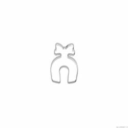 Vykrajovátko na cukroví Podkova s mašlí