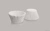 Cukrářský košíček kulatý bílý set – 50ks