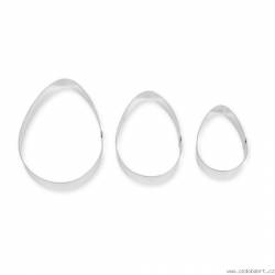 Vykrajovátka vajíčka hladká 3ks