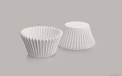 Cukrářský košíček kulatý bílý set – 50ks