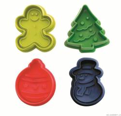Plastová vykrajovátka Vánoce set – 4ks