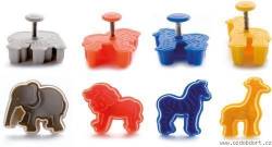 Plastová vykrajovátka Africká zvířata set – 4ks