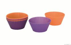 Pečící silikonové košíčky na muffiny – 6ks