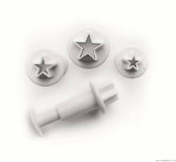 Zdobící sada hvězda set – 3ks