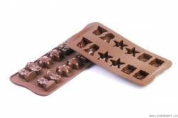 Silikonová forma na čokoládu – Vánoce