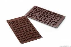 Silikonová forma na čokoládu – abeceda