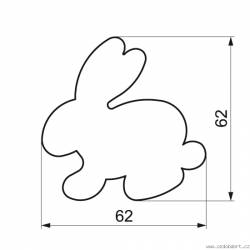 Vykrajovátko zajíček 6,2cm