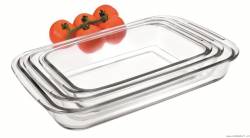 Skleněný pekáč set 3ks