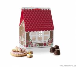 Krabička na cukroví domeček 4ks