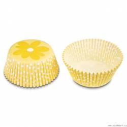 Papírový košíček žlutý