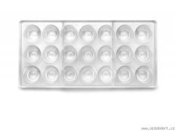 Forma na čokoládu košíčky profesional RIZADO