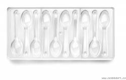 Forma na čokoládu - čokoládové lžičky CUCHARILLAS