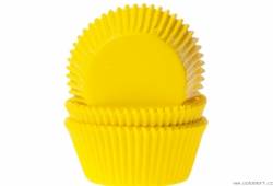 Košíček na muffiny papírový žlutý 50ks