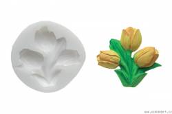 Silikonová forma na fondán- tulipány