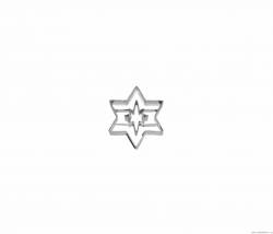 Vykrajovátko hvězda 8 cípů s volným středem