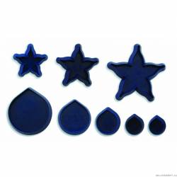 Vykrajovátka na jedlé květy RŮŽE - set 8 ks