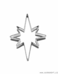 Vykrajovátko hvězda 8 cípů 60×75 mm