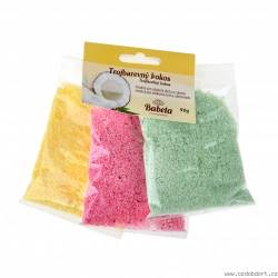 Trojbarevný kokos 90g