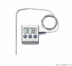 Digitální teploměr se sondou a minutkou