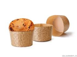 Papírové košíčky 18cm na Panettone 5ks na 900g