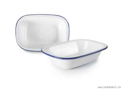 Mini pekáč smaltovaný 20 x 14 x 5 cm bez poklopu