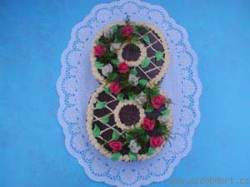 Dortová forma číslice 8 34cm