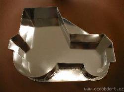 Dortová forma traktor 33x7,5cm