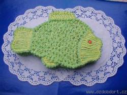 Dortová forma kapr 36x7,5cm