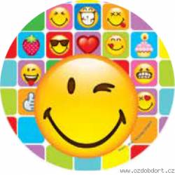 Jedlý papír smajlík mrkací