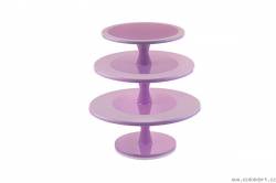 Fialový stojan na dorty nebo cake pops 24cm, 30cm, 35cm