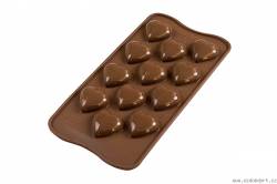 3D Silikonová forma na čokoládu – Srdce