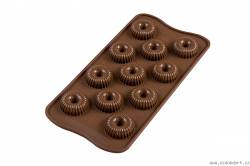 3D Silikonová forma na čokoládu – Crown spiral