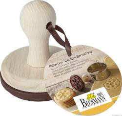 Razítko na sušenky sněhová vločka 7 cm