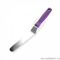 Nůž pro cukráře, roztírací, zahnutý - 20cm