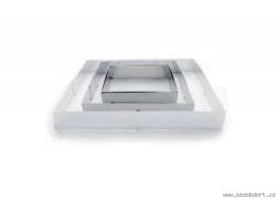 Rozkládací forma na dort - ráfek čtverec 20x24 - 38x46cm