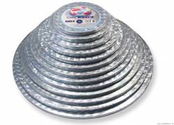 Podložka dortová stříbrná - kruh