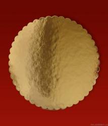 Dortová podložka průměr 40cm zlatá