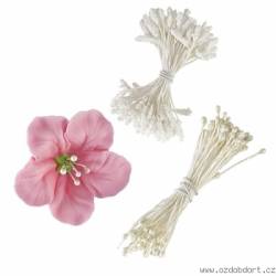 180 bílých pestíků pro květiny