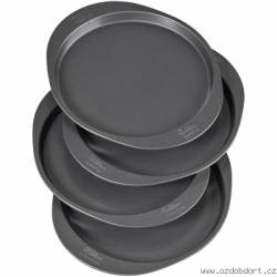 4 ks kulatých forem na pečení