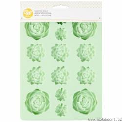 Silikonová forma Sukulenty