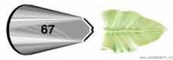 Dekorační špička LEAF  #67 CRD