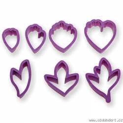 Plastová vykrajovátka Pivoňka - 7ks