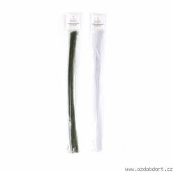 50 květinových drátů #26 zelené