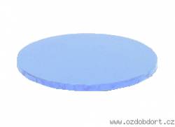 Kulatá podložka pod dort sv. Modrá 30x1,2 cm