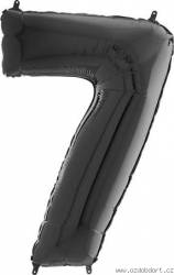 Nafukovací balónek číslo 7 černý 66cm